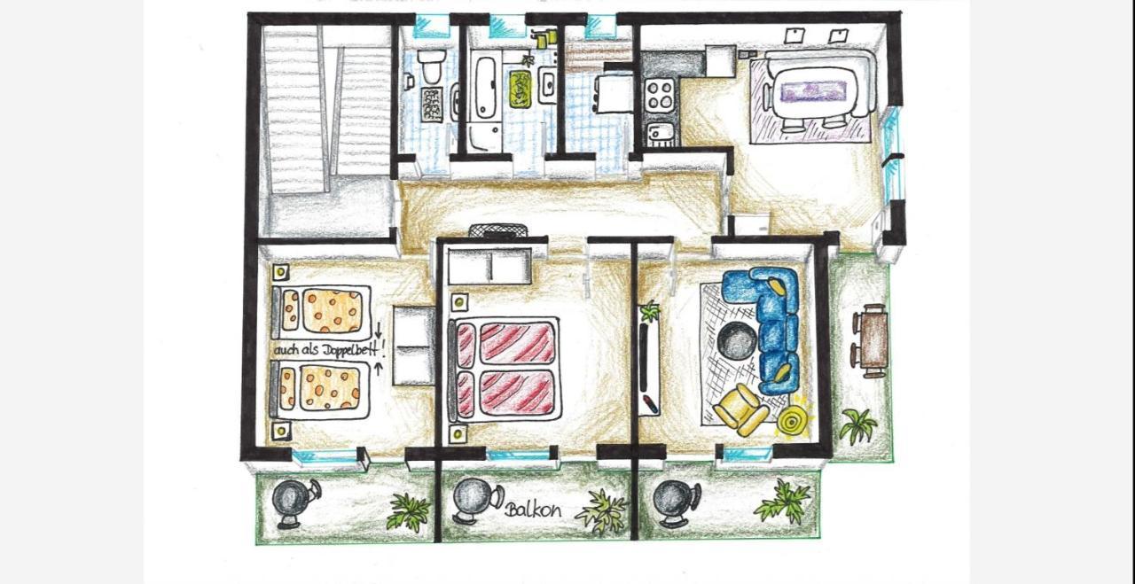 Angerpartments-Sonnige Grosse Wohnung Mit Balkon Und Kostenlosen Parkplatz Döbriach Exteriör bild